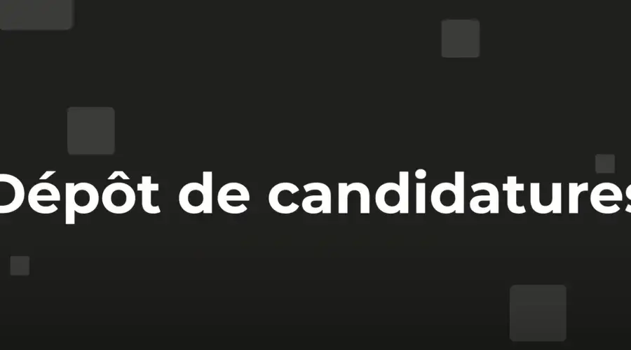 Dépot de candidature